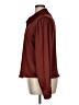 Evereve 100% Polyester Orange Burgundy Long Sleeve Blouse Size XL - photo 5