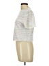 Vylette Tweed Ivory Short Sleeve Turtleneck Size L - photo 5