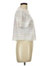 Vylette Tweed Ivory Short Sleeve Turtleneck Size L - photo 4