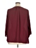 Catherines 100% Polyester Burgundy 3/4 Sleeve Blouse Size 1XWP - photo 2