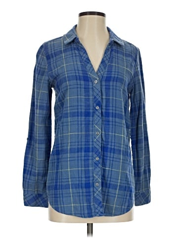 Soft Joie Long Sleeve Button-Down Shirt (view 1)
