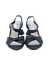 Nina Blue Black Wedges Size 7 1/2 - photo 2