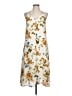 Assorted Brands Floral Ivory Casual Dress Size L - photo 1