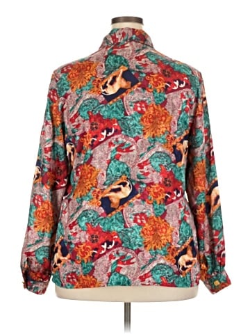 Notations Long Sleeve Blouse (view 2)