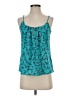 Eight Sixty 100% Polyester Teal Sleeveless Blouse Size XS - photo 1