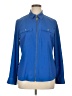 MICHAEL Michael Kors 100% Polyester Blue Long Sleeve Blouse Size XL - photo 1