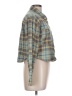 Love Tree Plaid Teal Long Sleeve Button-Down Shirt Size L - photo 4