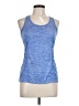 Reebok 100% Polyester Blue Active Tank Size L - photo 1