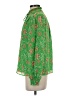 J by Joie 100% Polyester Floral Green Long Sleeve Blouse Size XS - photo 5