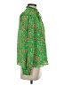 J by Joie 100% Polyester Floral Green Long Sleeve Blouse Size XS - photo 4