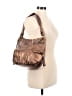B Makowsky 100% Leather Solid Brown Leather Shoulder Bag One size - photo 2