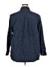 Lands' End Blue 3/4 Sleeve Button-Down Shirt Size 2X - photo 2