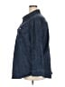 Lands' End Blue 3/4 Sleeve Button-Down Shirt Size 2X - photo 5