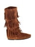 Minnetonka 100% Leather Brown Boots Size 5 - photo 1