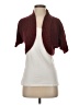 Red Paint Burgundy Cardigan Size S - photo 1