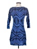 Express Graphic Blue Cocktail Dress Size XS - photo 2