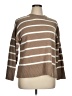J.Crew 100% Cotton Stripes Brown Pullover Sweater Size XL - photo 1