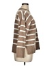 J.Crew 100% Cotton Stripes Brown Pullover Sweater Size XL - photo 4