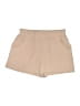 Unbranded 100% Polyester Solid Tan Khaki Shorts Size XL - photo 1