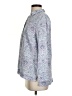 J.Jill 100% Linen Floral Paisley Blue Long Sleeve Blouse Size XS - photo 5