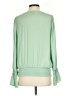 JM Collection 100% Polyester Green 3/4 Sleeve Blouse Size S - photo 2