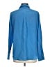 Classics By Worth 100% Silk Blue Long Sleeve Silk Top Size L - photo 2
