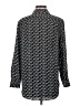 Equipment 100% Silk Print Black Long Sleeve Silk Top Size S - photo 2