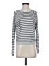 Tiny Stripes Silver Pullover Sweater Size XS - photo 1