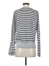 Tiny Stripes Silver Pullover Sweater Size XS - photo 2