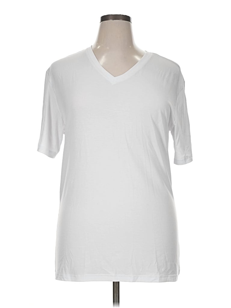 Pre-owned Assorted Brands Short Sleeve T-shirt In White