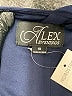 Alex Evenings Solid Blue Cocktail Dress Size 10 - photo 4