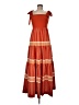 a loves a Print Orange Casual Dress Size M - photo 1