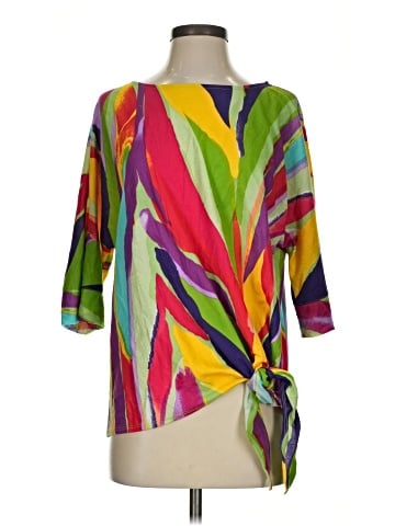 PURE essence 3/4 Sleeve Blouse (view 1)
