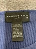 August Silk Blue Short Sleeve Turtleneck Size S - photo 7
