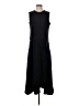 Uniqlo Solid Black Casual Dress Size S - photo 1