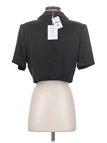 WAYF Short Sleeve Blouse (view 2)