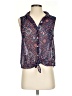 Forever 21 100% Polyester Blue Sleeveless Blouse Size S - photo 1