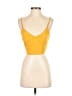 Lulus 100% Polyester Yellow Sleeveless Top Size S - photo 1
