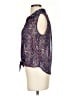 Forever 21 100% Polyester Blue Sleeveless Blouse Size S - photo 5