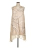Alfani 100% Polyester Graphic Tan Cocktail Dress Size XL - photo 1