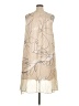 Alfani 100% Polyester Graphic Tan Cocktail Dress Size XL - photo 2