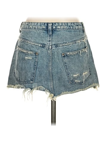 Free People Denim Skirt (view 2)