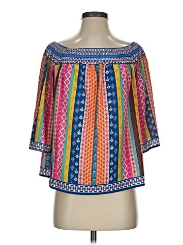 Flying Tomato 3/4 Sleeve Blouse (view 1)