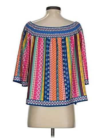 Flying Tomato 3/4 Sleeve Blouse (view 2)