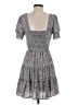 Row A 100% Polyester Floral Gray Casual Dress Size S - photo 2