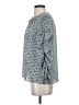 Max Studio 100% Polyester Blue 3/4 Sleeve Blouse Size S - photo 5