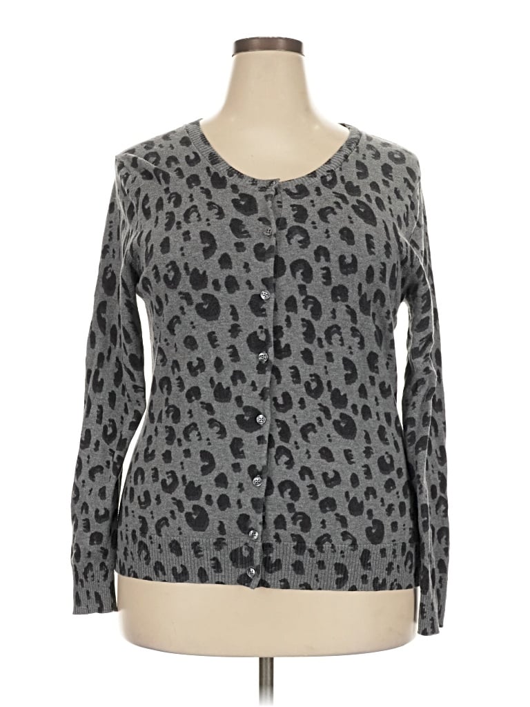 Pre-owned Gap Outlet Cardigan Sweater In Gray