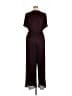 Halogen Metallic Burgundy Jumpsuit Size XL - photo 2