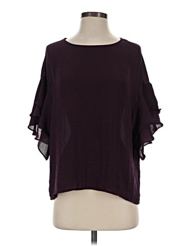a.n.a. A New Approach Short Sleeve Blouse (view 1)