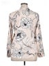 Calvin Klein 100% Polyester Floral Ivory Long Sleeve Blouse Size L - photo 2